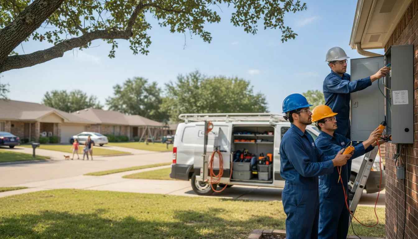 Certified electrician providing emergency electrical services in Edgewood, NM